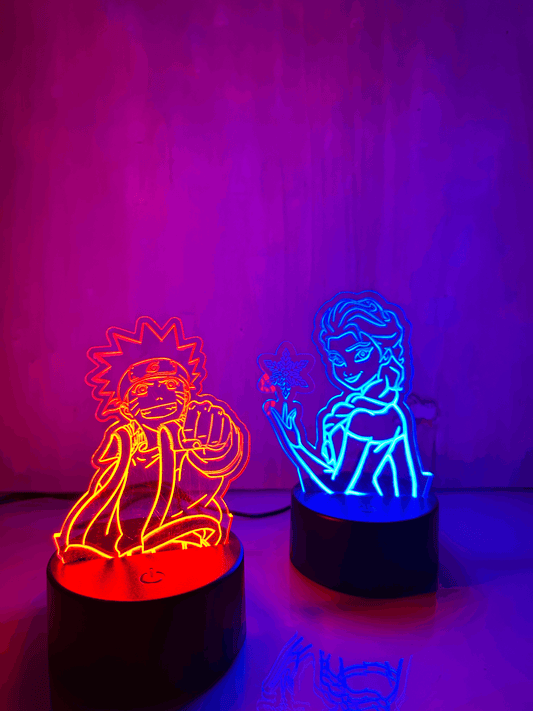 LAMPADA CON PERSONAGGIO