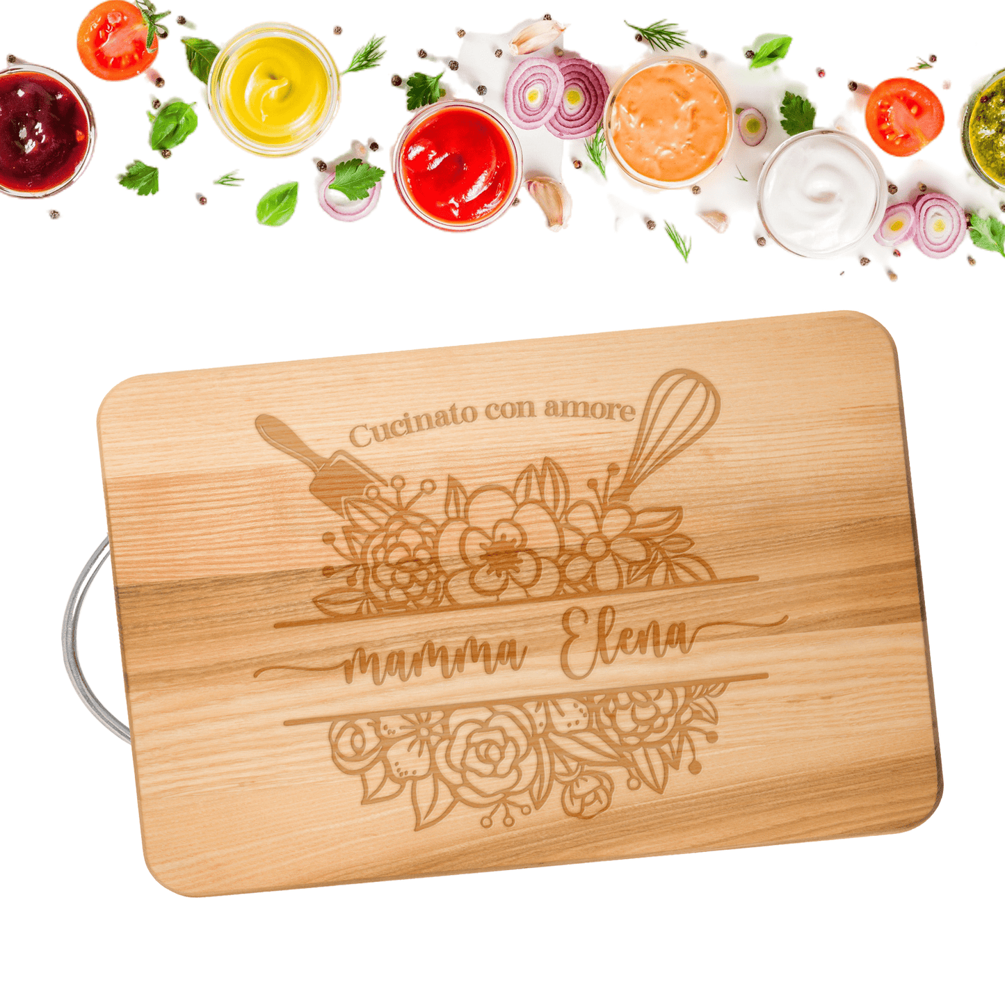 Tagliere in faggio personalizato