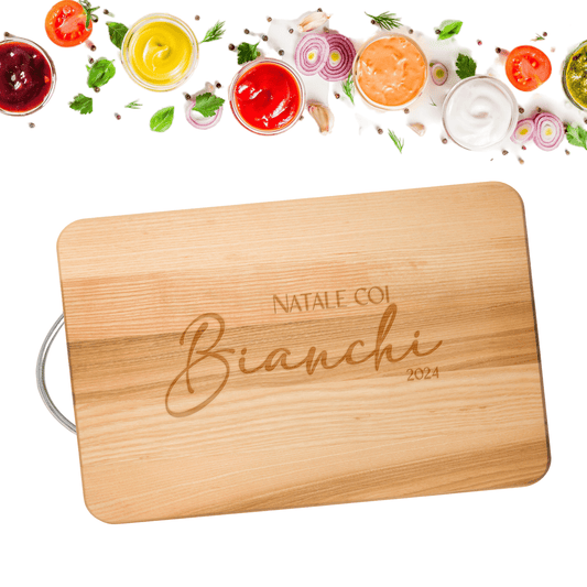 Tagliere in faggio personalizato