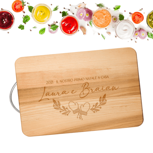 Tagliere in faggio personalizato