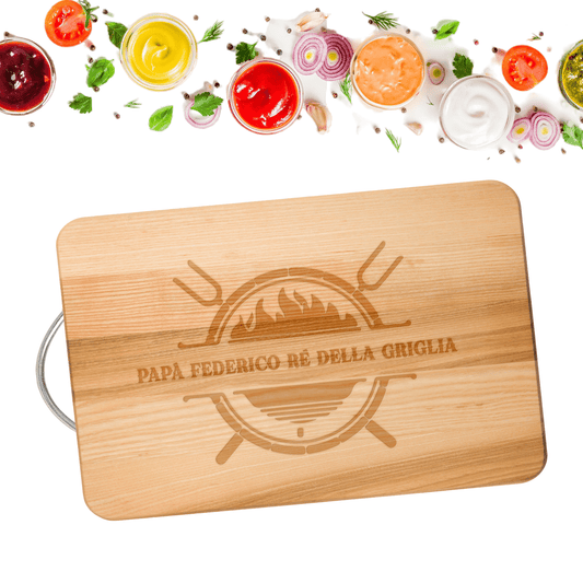 Tagliere in faggio personalizato